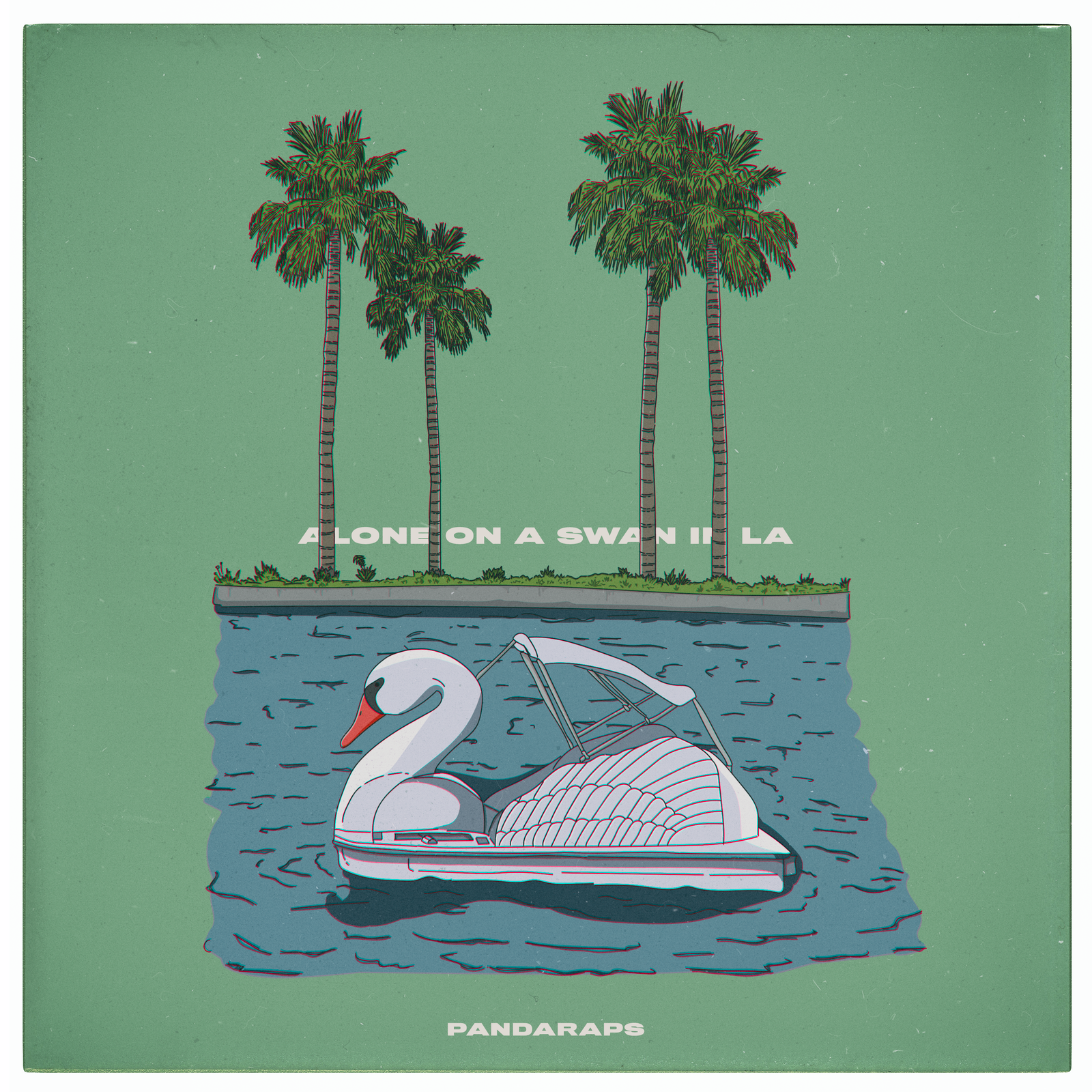 Alone on a Swan in La