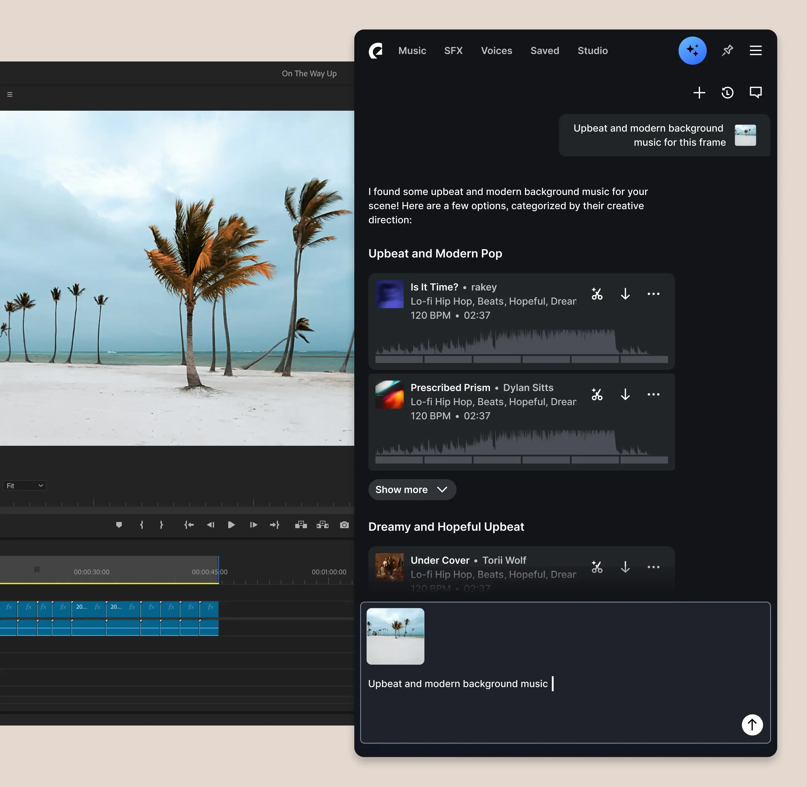 Find the right sound directly in your editor - Epidemic Sound Plugins