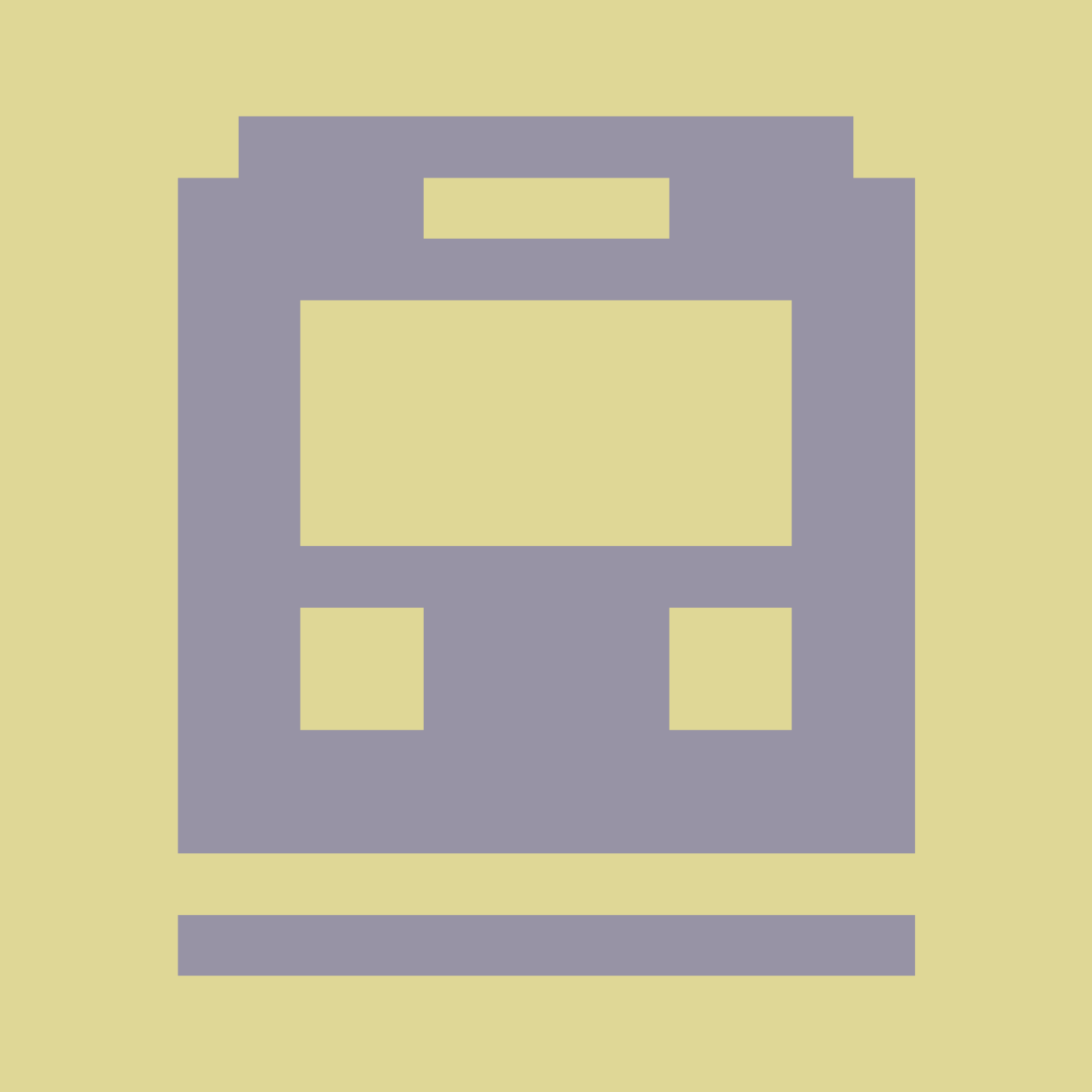 Art for the sound effect Trains, Door, Interior, Metro Ride, Stops, Open, Few Voices, Athens